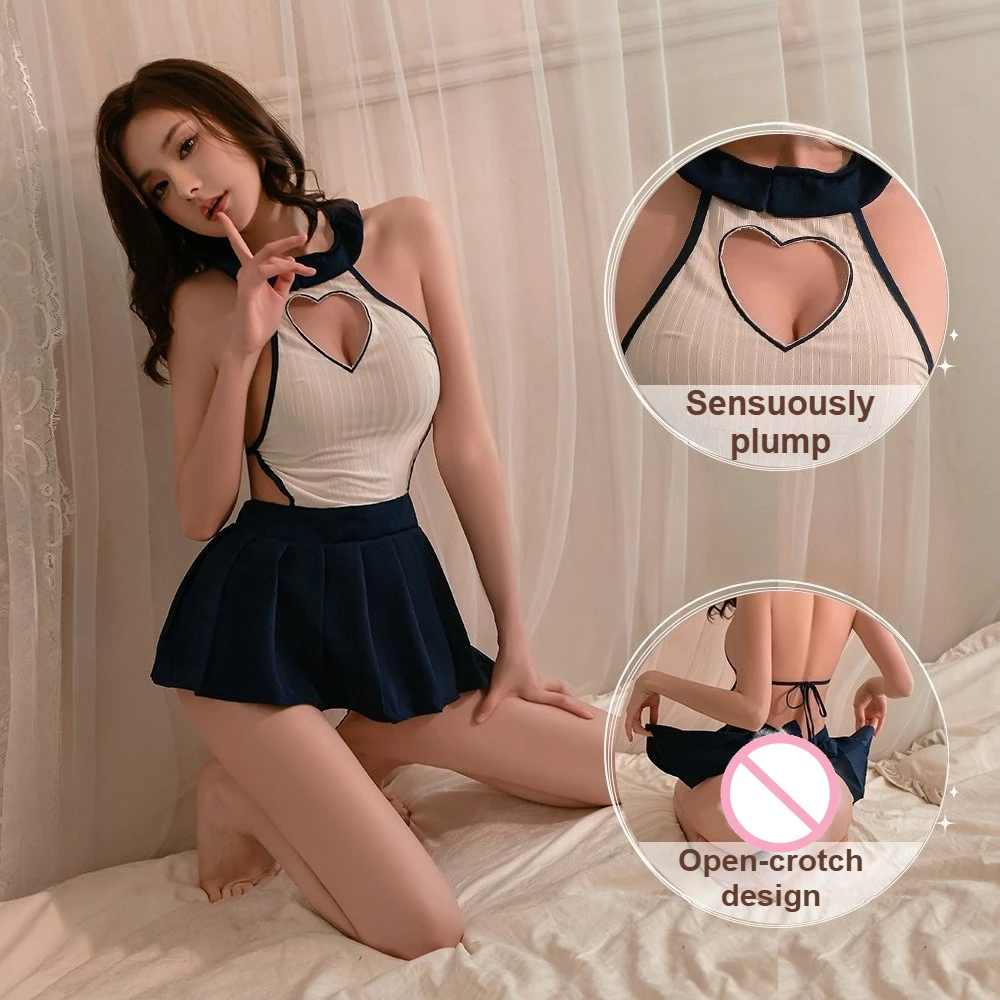 

Набор для ролевых игр «Секретар» — платье с лямкой на шее и подвязками в форме сердца (белье из 6 предметов)