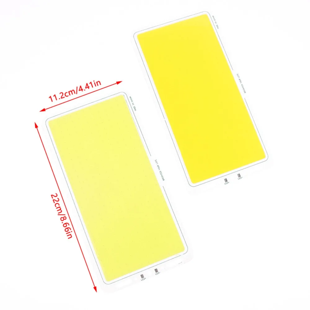 Ultra Bright COB LED Panel Light 100W 12V White Light Camping Flood Lights COB Board Lighting Bulb Fishing Rod Lamp For Outdoor