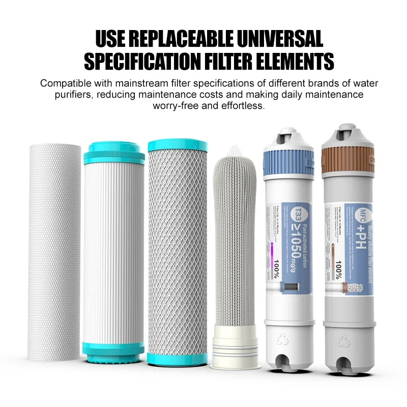 grade alkaline ultrafiltration manual tankless selfcleaning sink ultrafiltration water purifier transparent shell mineral filter
