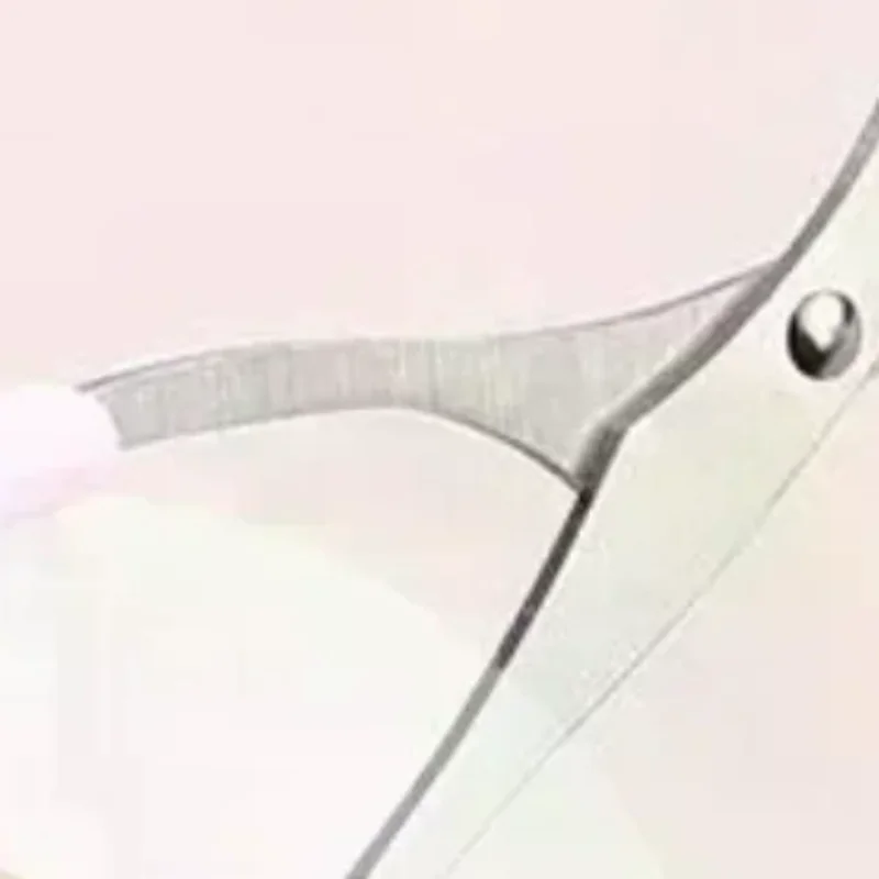 Eyebrow Trimmer Stainless Steel Scissors Grooming Tool for Quick and Precise Makeup Application in Salon and Home Settings