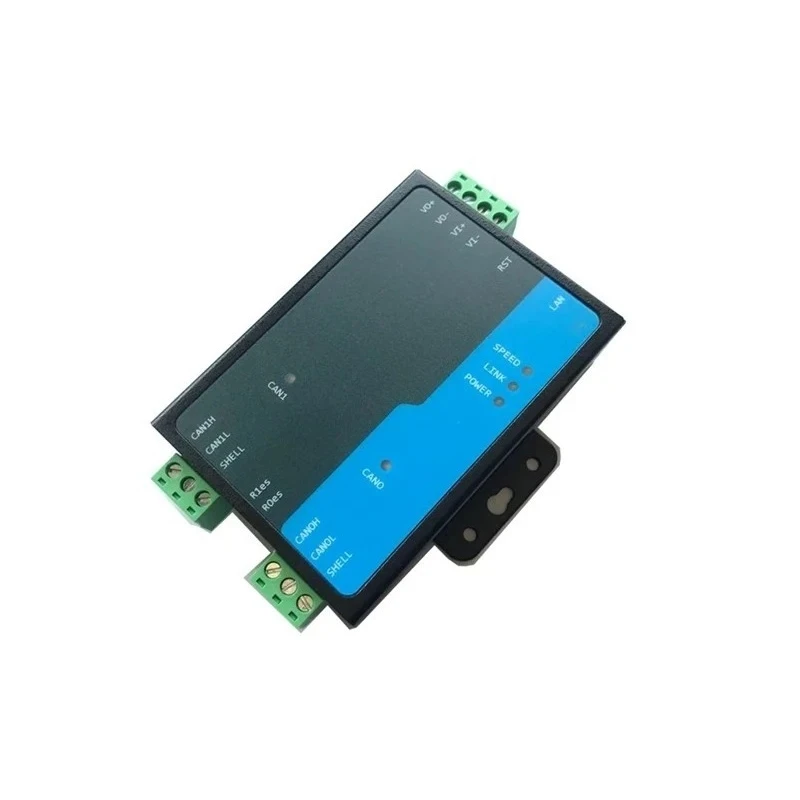 industrial grade bus serial port server CAN to Ethernet RS485, 2 way CANbus interface, 2.5KV electromagnetic isolation CANET-200