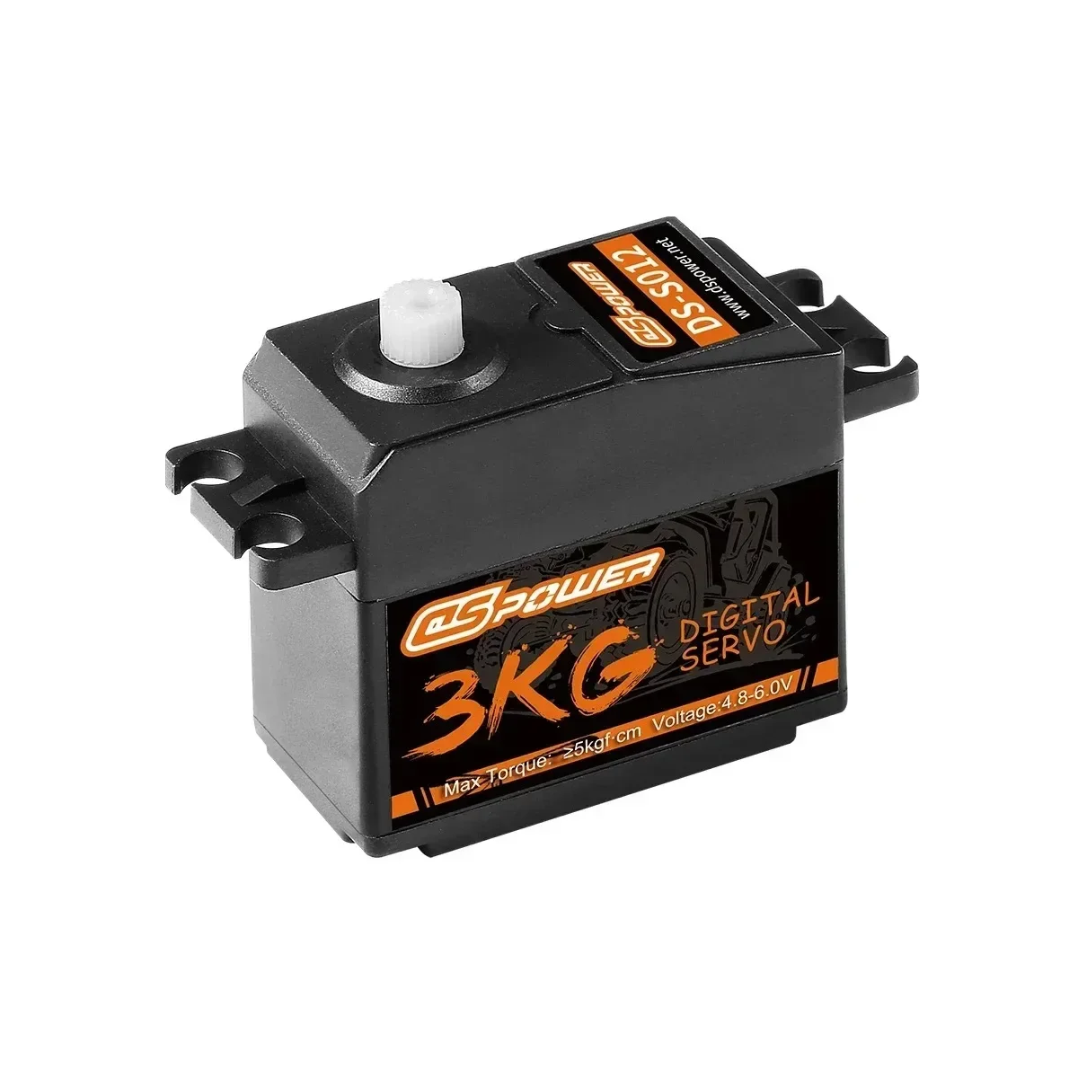 DSPOWER 3KG Servo digitale ad alta precisione 5KG di coppia per 1/12 1/14 RC Car Truck Robot Modello MJX Axial WLtoys Hyper Go 14210 14209