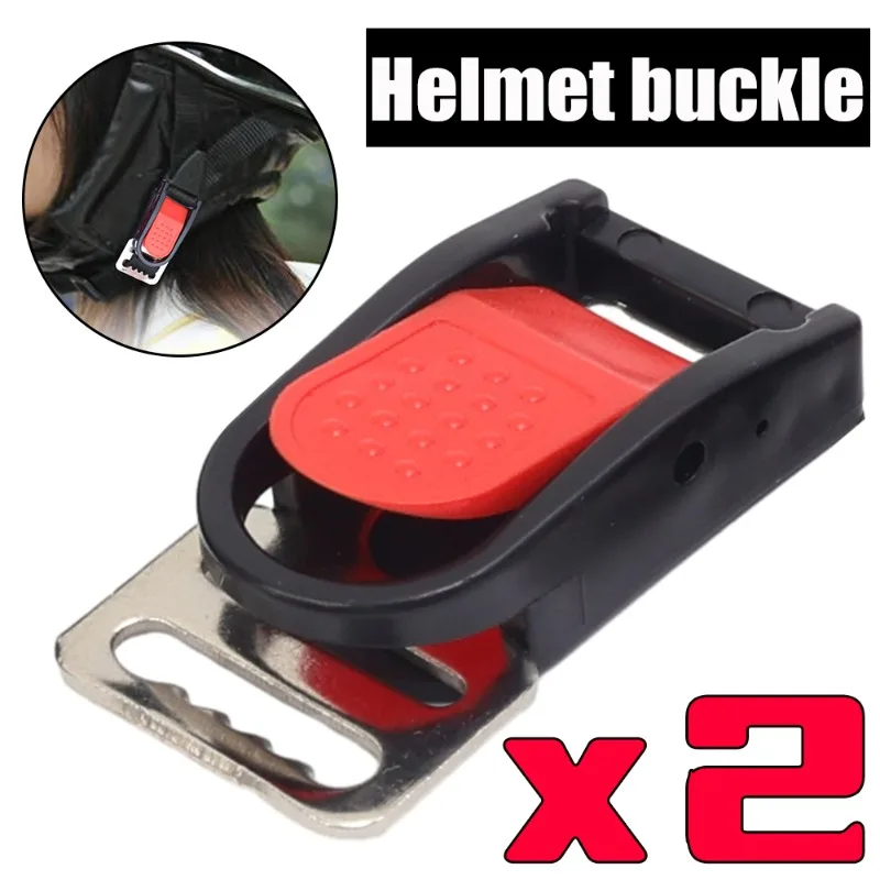 1-2sets Motorcycle Electric Vehicle Helmet Speed Clip Chin Strap Quick Release Pull Buckle Helmet Lock Socket Buckle Accessories