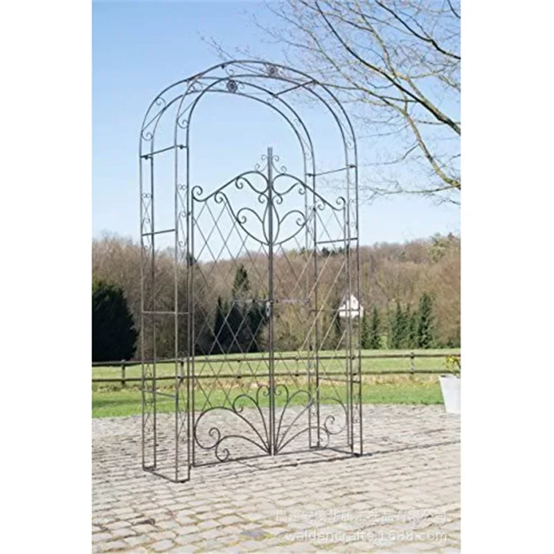 European-style wrought iron arches, rattan flower trellises, courtyard arches, climbing gates, climbing frames, climbing arches