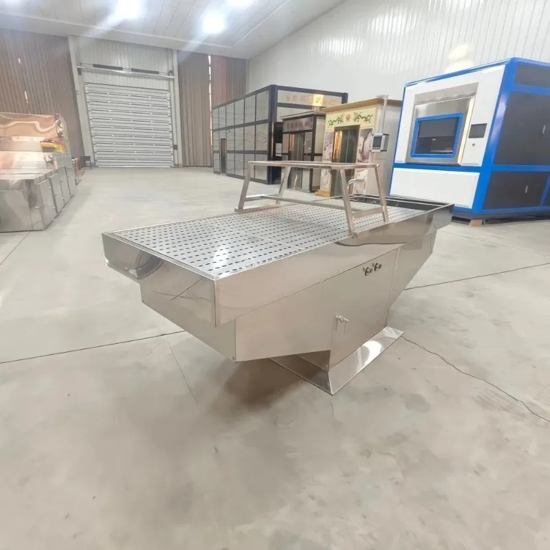 Customized Simple Wedge Autopsy Table Without Sink Perforated Working Surface Stainless Steel Anatomy Dissecting Bench