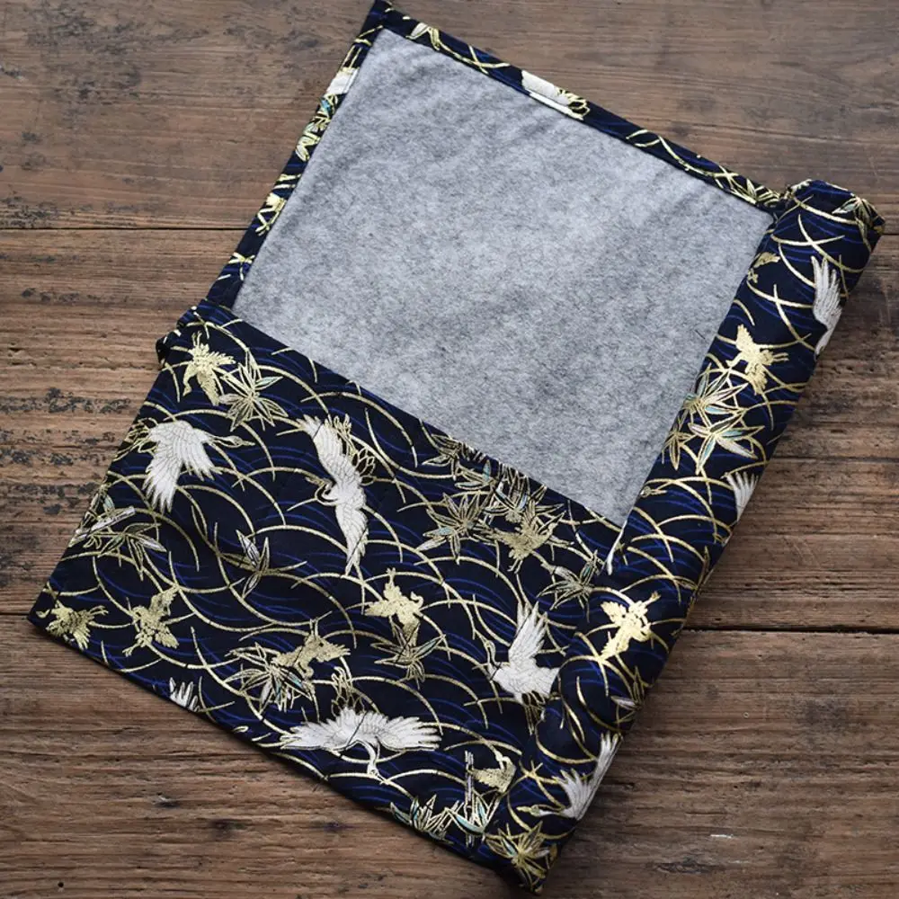 Chinese Style Roll Pen Curtain Roll Up Vintage Pen Holder Storage Pouch Pencil Bag Holder Paint Brush Makeup Brush Wrap