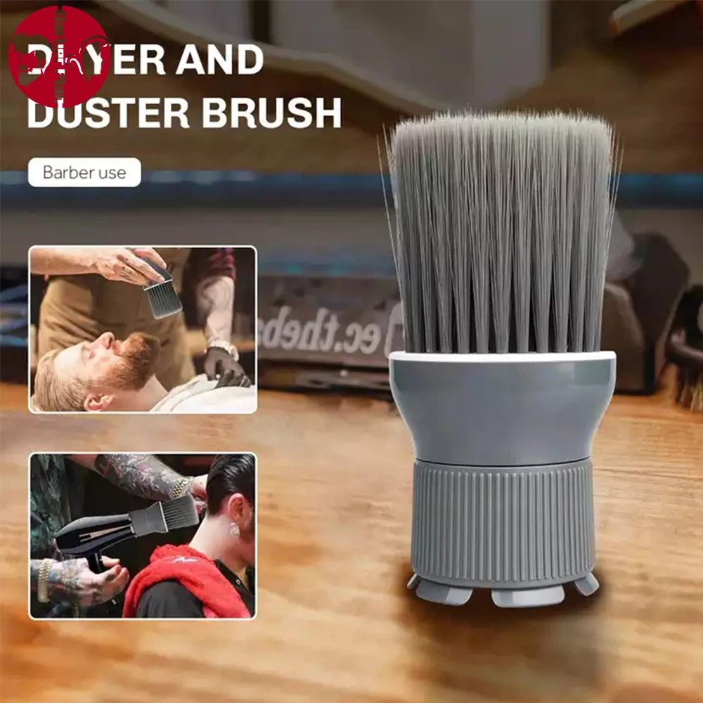 Hair Dryer Brush Hairdressing Whirlwind Neck Brush Barber Haircut Cleaning Shredded Hair Brush Family Salon Supplies