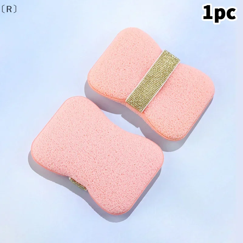 2026Shower Bubble Foam Net Thickened Foaming Soap Bag Facial Cleanser Mesh Bag Body Washing Cleaning Sponges