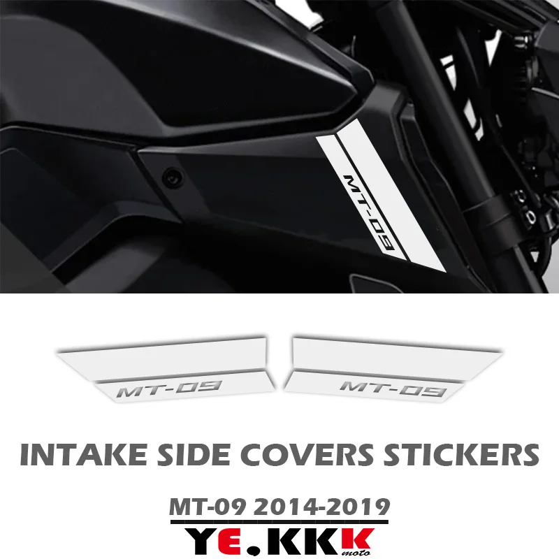 Fairing Decals Hollow Out Custom 2014-2019 For YAMAHA MT09 MT-09 MT-09SP FZ09 Air Intake Side Cover Sticker Set