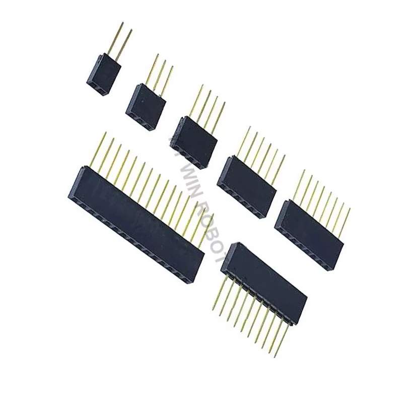 10 sztuk/partia 2.54mm 1x2P/3P/4P/5P/6P/8P/10P/15P Pin żeńskie złącze nagłówkowe podwójnego rzędu PC104 dla trybu Raspberry Pi 2 — zdjęcie 5