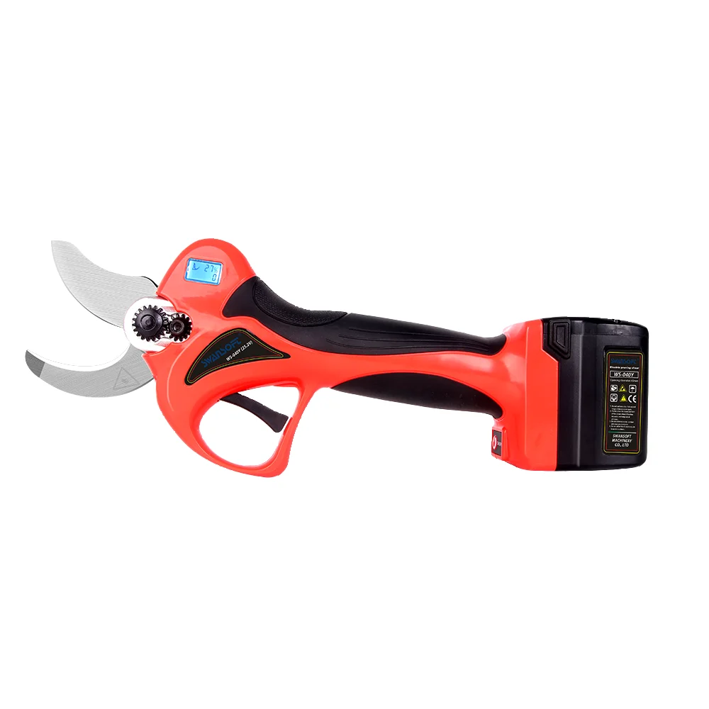 

40MM Progressive Cutting Cordless Tree Pruner 25v Telescopic Electric Pruning Shears With Power Display