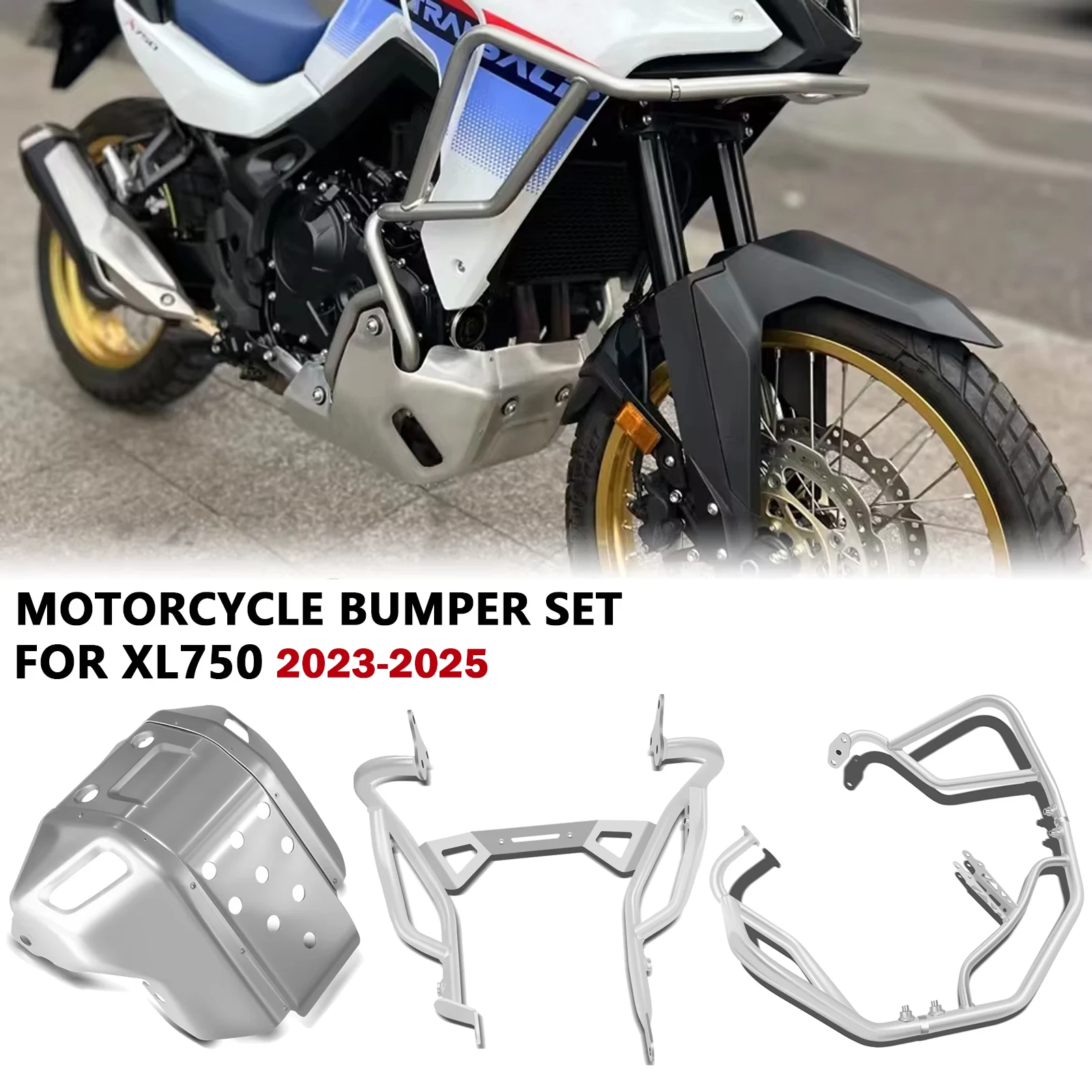 

FOR XL750 TRANSALP xl750 23-25 Motorcycle Accessories Fairing Frame Bar Upper Lower Engine Protector Crash Bar xl 750 transalp