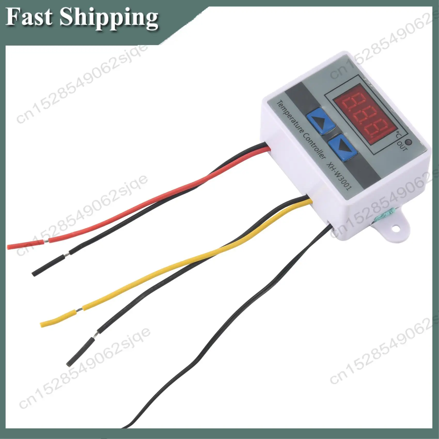 -ABKM 10A AC110-220V Digital LED Temperature Controller XH-W3001 For Incubator Cooling Heating Switch Thermostat NTC Sensor