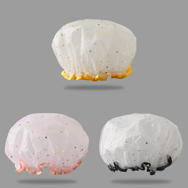 Luxury Women's Reusable Shower Cap Bonnet