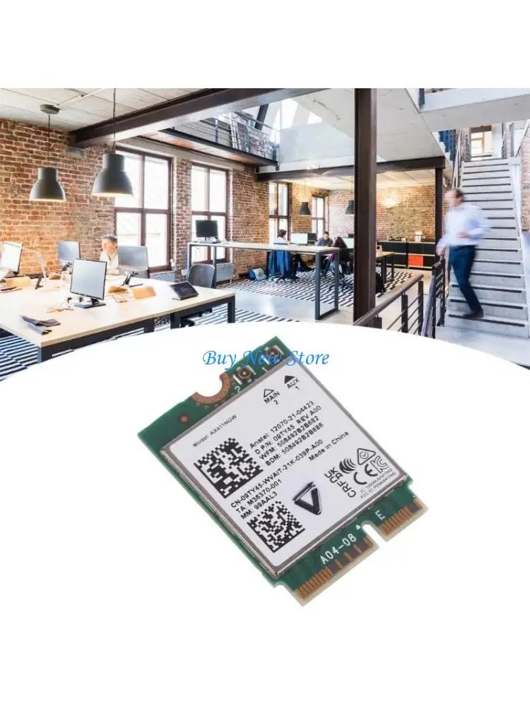 

20ce Следующее поколение AX1690i Killers Wi -Fi 6e Card для геймеров AX1690I Tribands 2.4/5/6GHZ 3GBPS M.2 CNVIO2 Ключе