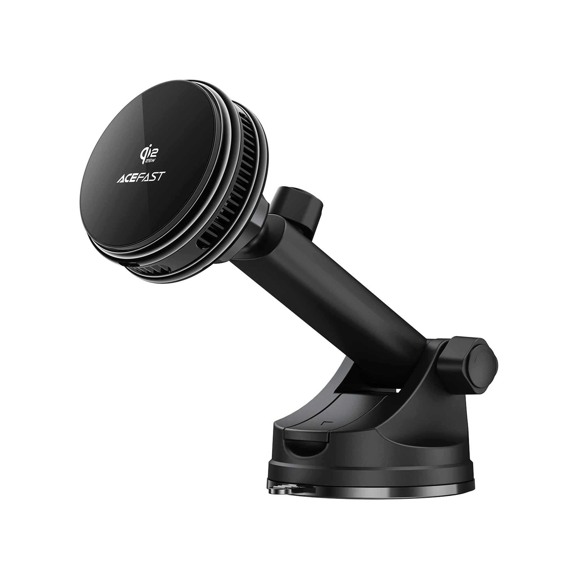ACEFAST Qi2 25W Magnetic Wireless Charging Suction Cup Car Holder Cooling Fast Charging Dashboard Car Bracket For iPhone Samsung