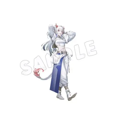 Arknights Anime Ling Nian Cosplay Acrylic Stand Model Plate Desktop Decoration Backpack Pendant Birthday Present Christmas Gift