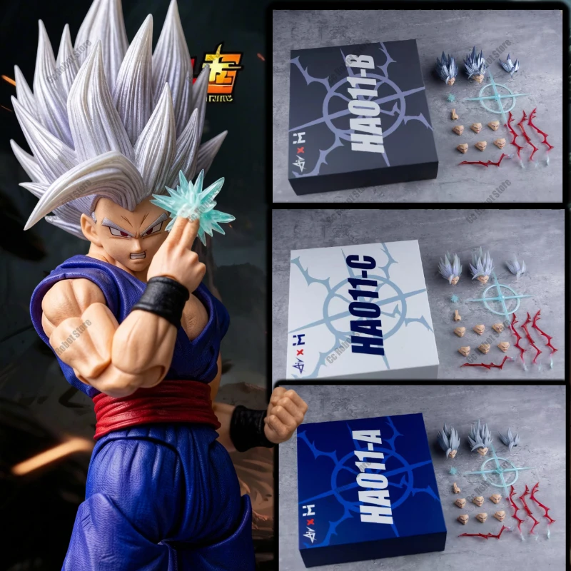 [Coming Soon in Stock] HA011 Beast Gohan Head Sculpt Pack Gohan Dragon Ball Accessory Pack 1/12 Collectible Gift