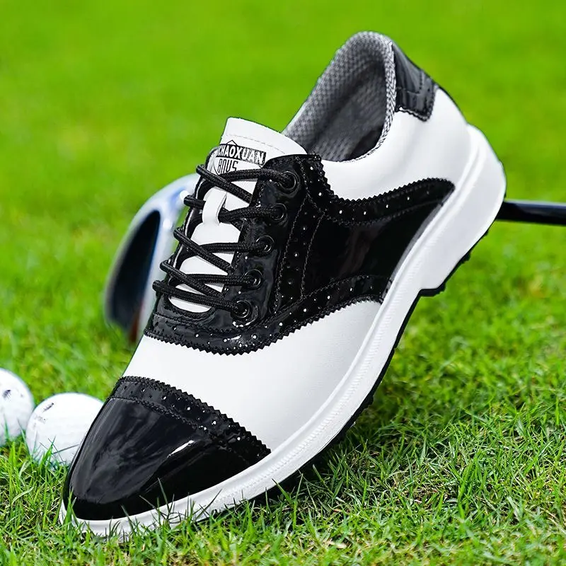 

2026 New Luxury Gym Shoe For Man Anti-Slip Golf Training Shoe Men Outdoor Lawn Golf Sneakers for Men Big Size Athletic Men Shoes