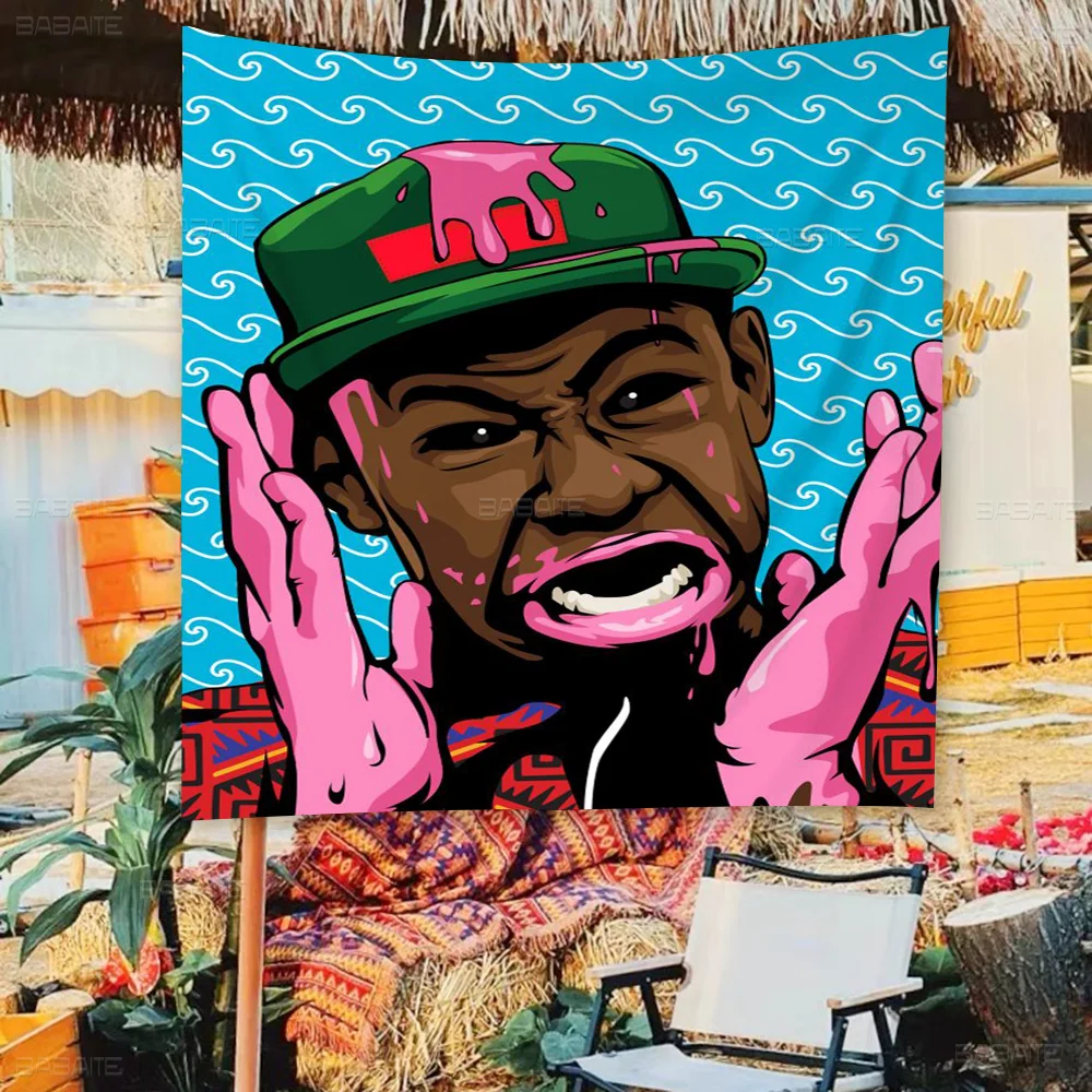 Tyler The Creator Banner INS Style Outdoor Party Decoration Atmosphere Flag