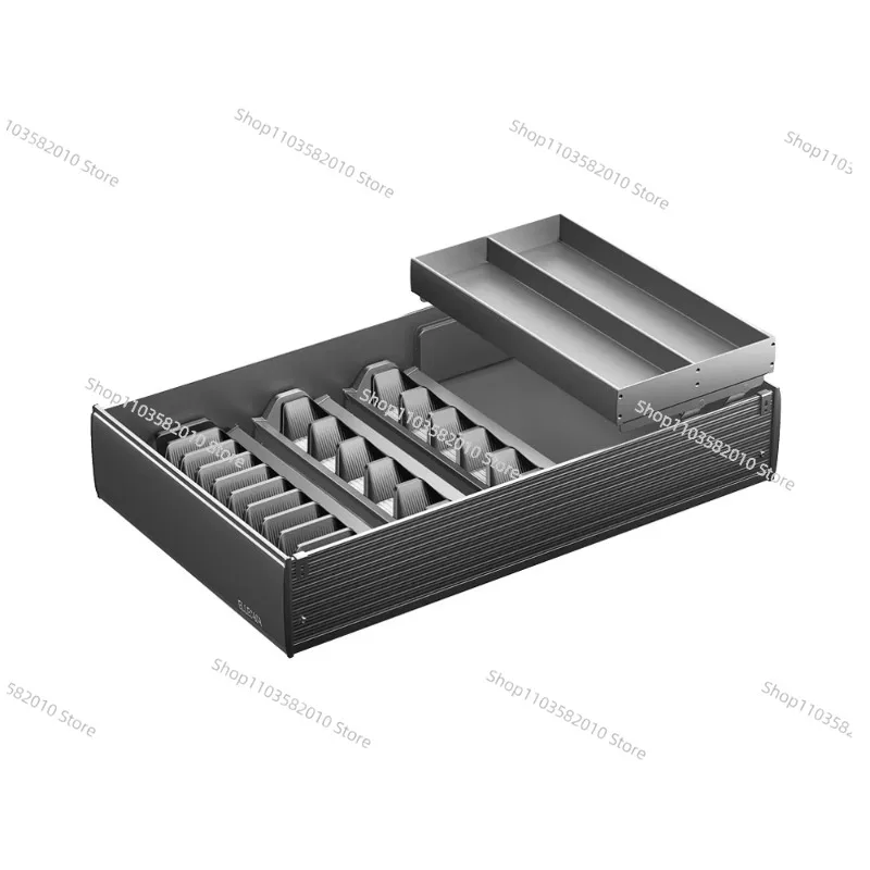 Smart Modular Drawer Stylish Integrated Tableware Storage with Inner Tray Smart Stylish Basket Drawer