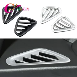 A/C Outlet Trim Sticker for Hyundai Kona Kauai 2017 -2022 LHD 2Pcs Air Condition Vent Outlet Decoration Cover Accessories