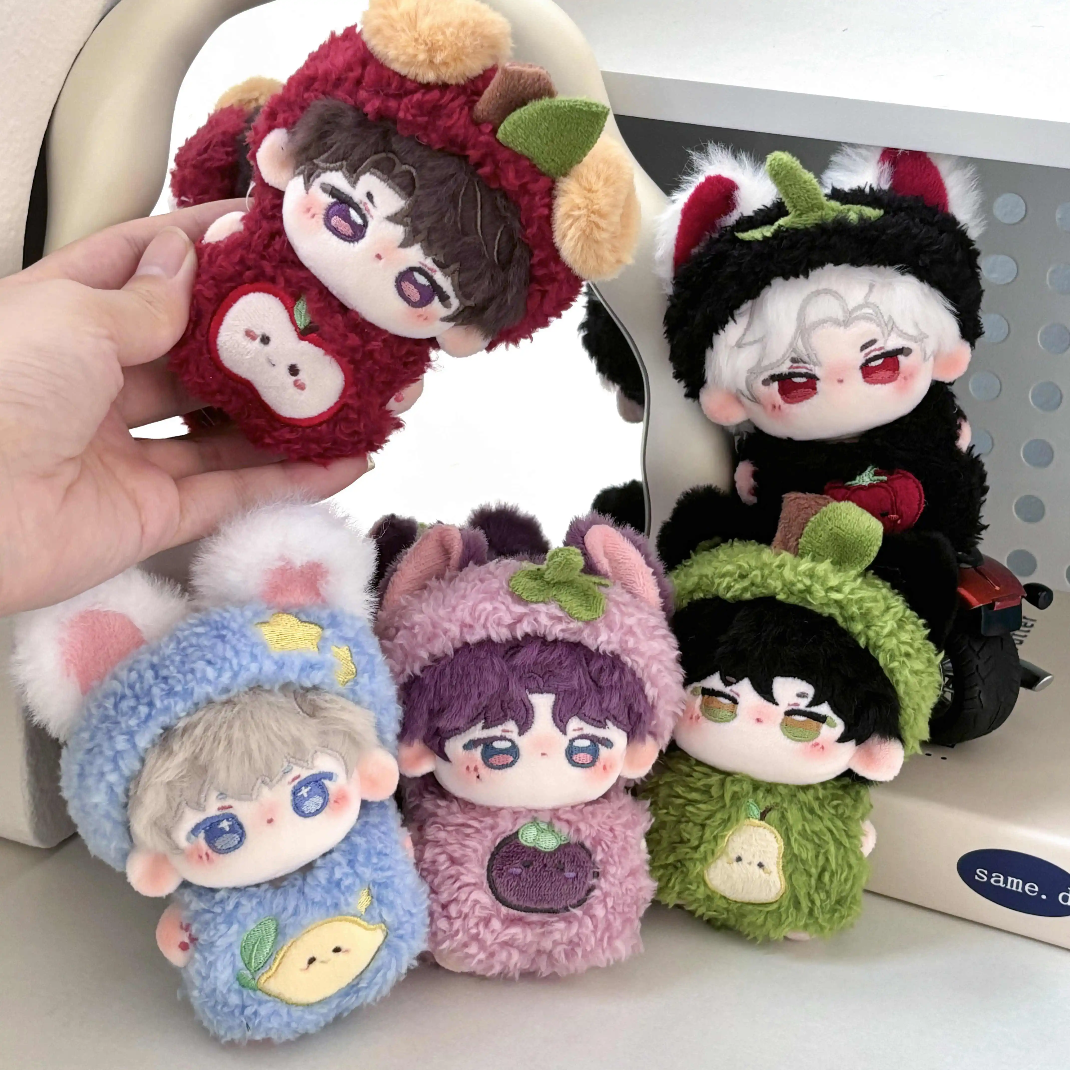 

Anime Game Love and Deepspace Cute Fruit Series Clothes For 10cm Cotton Doll Body Dress Up Clothes Clothing Cosplay Costume