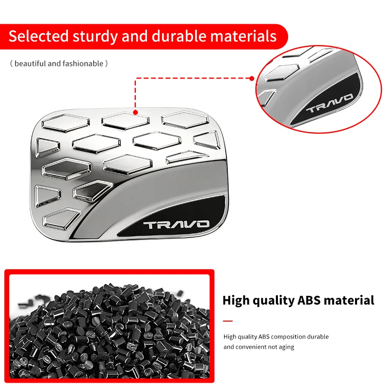 For 2026 Toyota Hilux SR SR5 Pickup Fuel Tank Cap Decorative Cover Anti-scratch Modification Sticker Exterior Car Accessories view 6