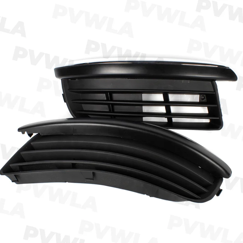 Sepasang penutup kisi lampu lampu kabut sisi kiri + kanan untuk VW Jetta 2006 2007 2008 2009 2010 2011 versi Eropa