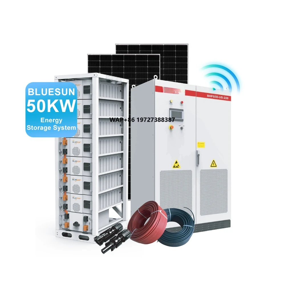New Arrival 50KW US Three Phase Hybrid Solar System 100KWh Battery Energy Storage System for Commercial Building Suriname Market