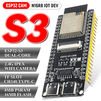 ESP32 S3 N16R8 Development Board with Extend 2.4G Wifi Module for Camera Module OV2640 8MB PSRAM 16MB FLASH ESP32 S3 CAM Type-C