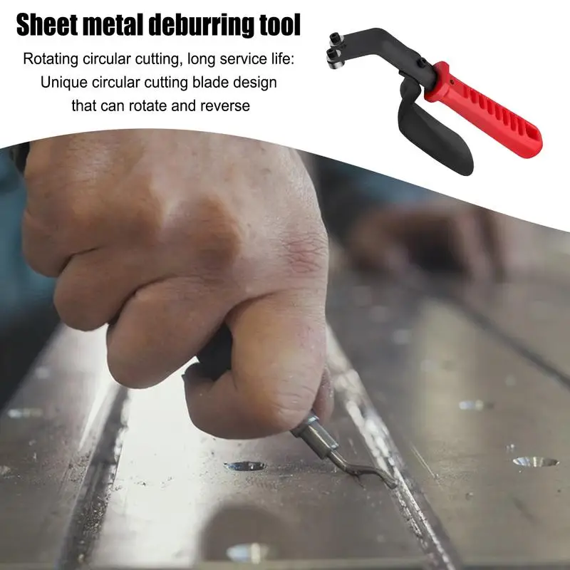 Sheet Metal Deburring Tool Ergonomic Sheet Metal Trimming Tool Wear-Resistant Safe Deburr Tool Portable Trimming Tool For