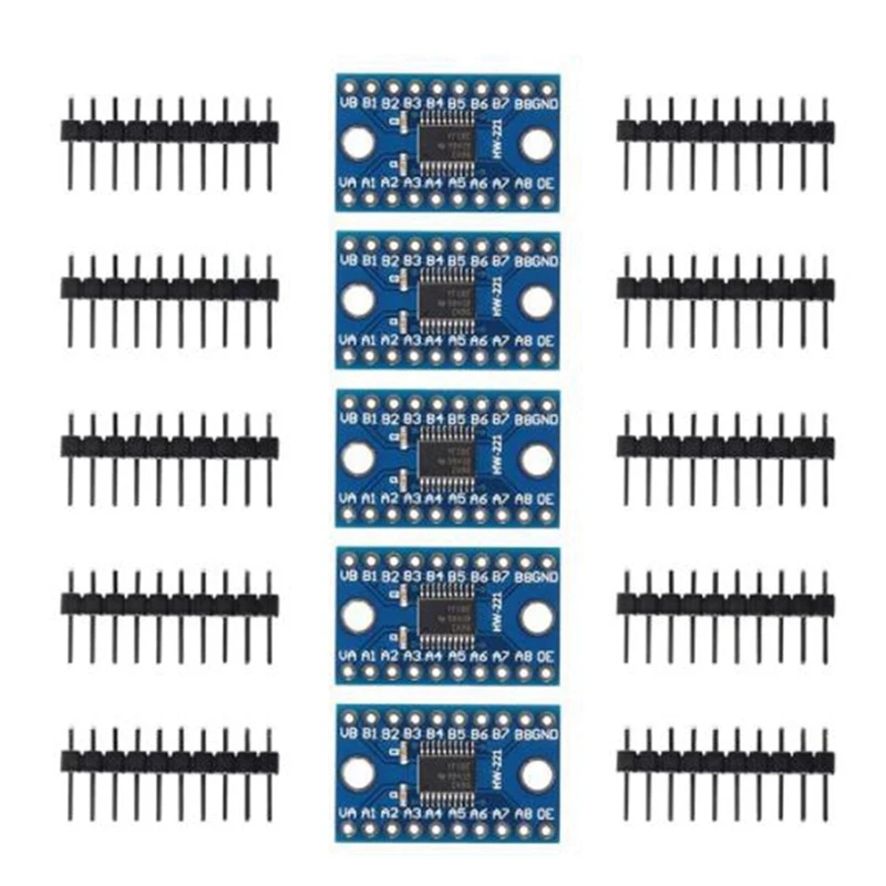 10Pcs TXS0108E 8 Channel Logic Level Converter Bi-Directional High Speed Full Duplex Shifter 3.3V 5V