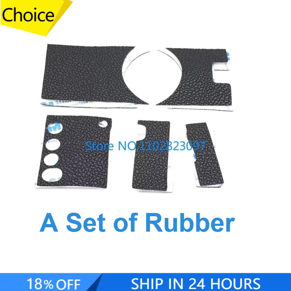 

Набор новых запасных частей для Fuji Fujifilm X100VI M6, передняя крышка корпуса камеры, ручка с левой боковой дверью, резиновая оболочка + лента