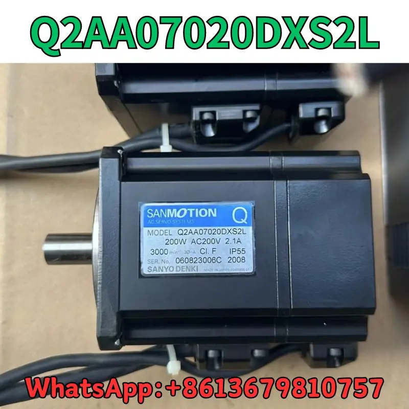 

Used Servo motor Q2AA07020DXS2L test OK Fast Shipping