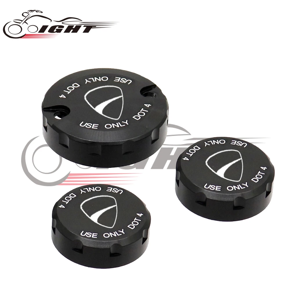 Front Brake & Clutch Reservoir Cover For DUCATI Multistrada 1200/S 2010-2014 1260/S V4 1200 DVT/Enduor Fuel Tank Cap Motorcycle