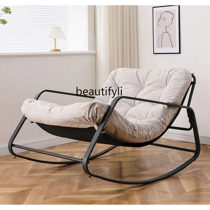 

Rocking Chair Adult Living Room Balcony Outdoor Courtyard Leisure Sofa Chair Home Lazy Snail Chair Recliner Leisure Chair