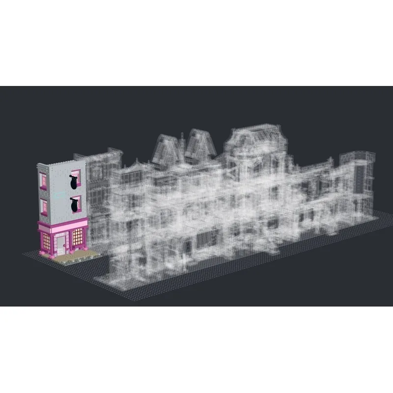 فيلم شعبي Moc بناء الطوب وحدات قطري زقاق 75978 تمديد نموذج التكنولوجيا كتل عيد الميلاد لتقوم بها بنفسك لعبة البناء هدية