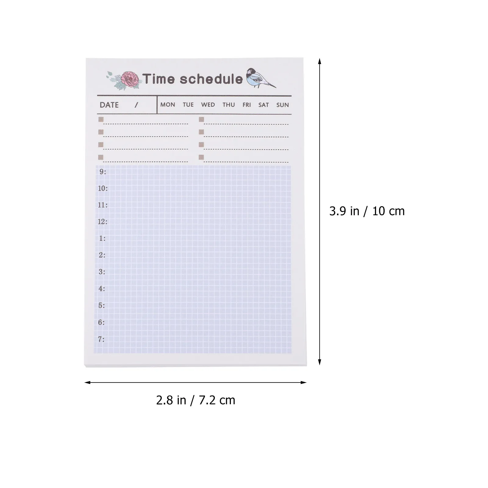 

Набор из 10 еженедельных планеров: простые и элегантные блокноты с плотной бумагой, не просачивающей чернила, для ежедневного планирования и управления временем