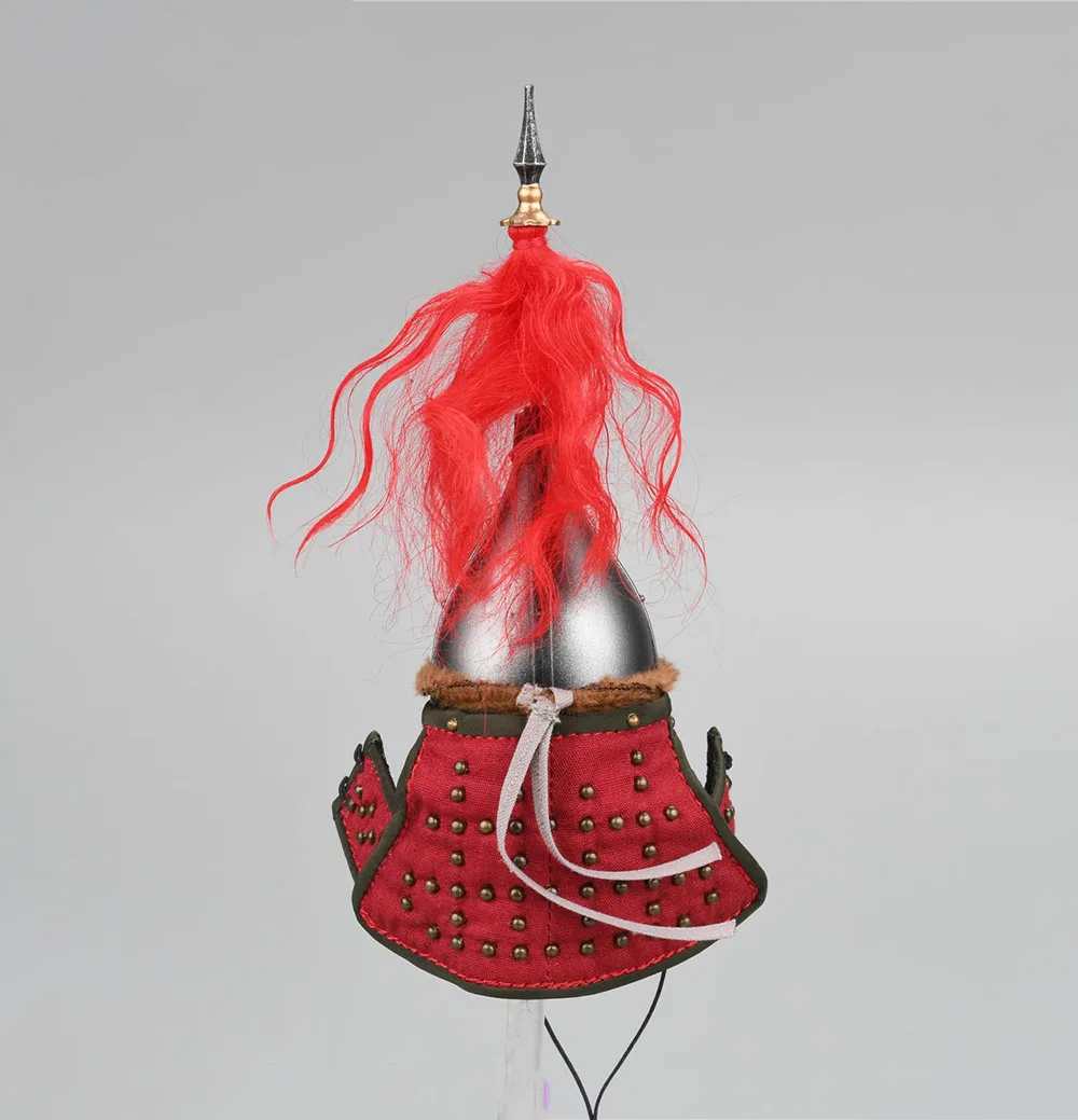 1/6 KLG-R028 Vintage dynastia Ming Asia Jizhou dowódca hełm wojskowy PVC materiał Model pasuje do 12-calowej figurki kolekcjonerskiej