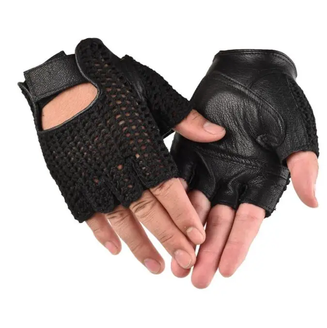 motorcycle real leather gloves Car Driving Tactical Gloves Motorcycle Accessories Work Cycling Men\'s Gloves