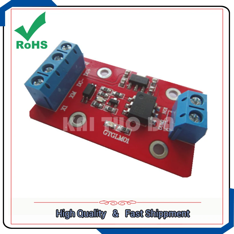 1-way/one channel solid state relay module / high-level trigger 48V / 1A optocoupler isolated output board