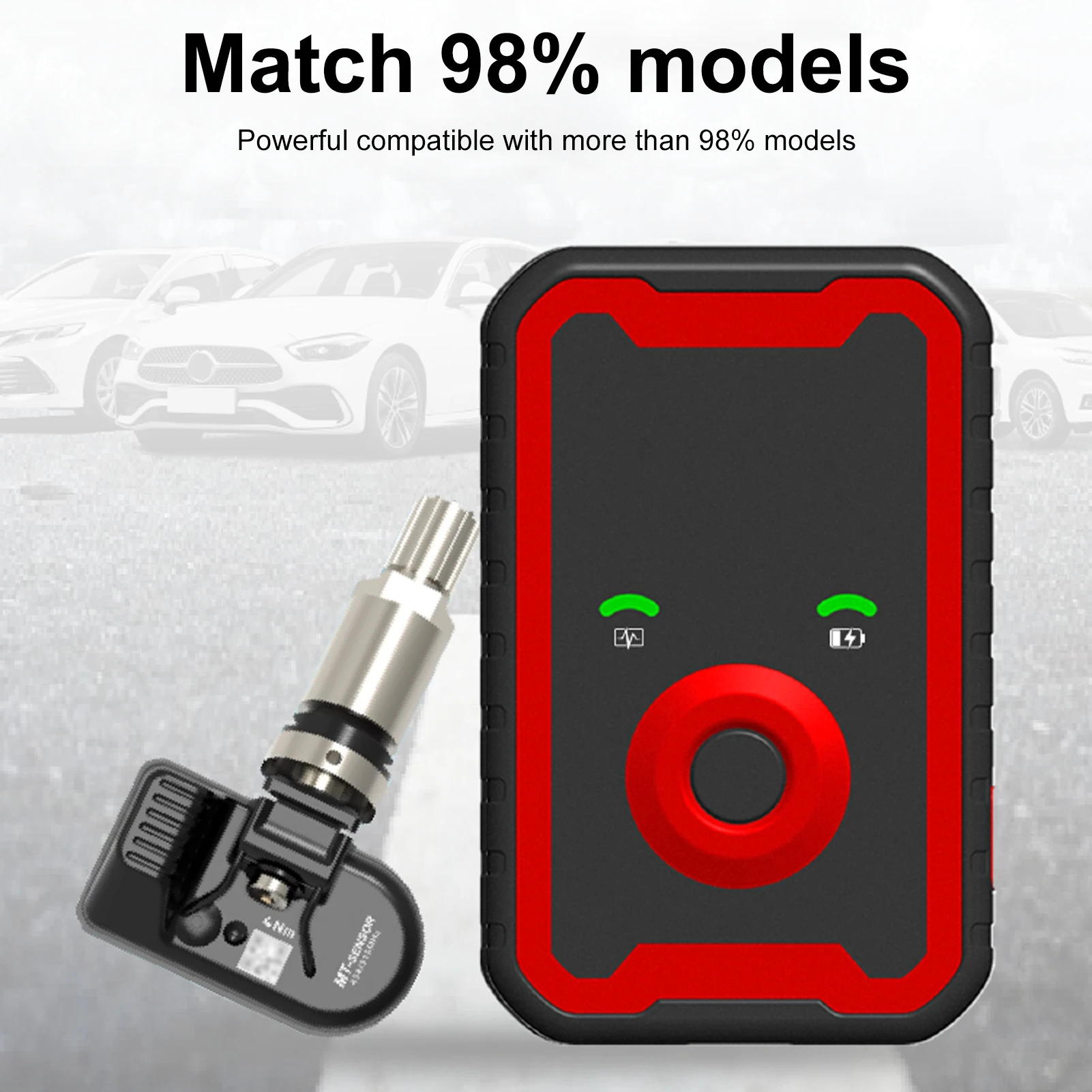 

Датчик давления в шинах и набор инструментов для программирования, универсальный активатор для датчиков 315 МГц, 433 МГц, совместимый с большинством автомобилей