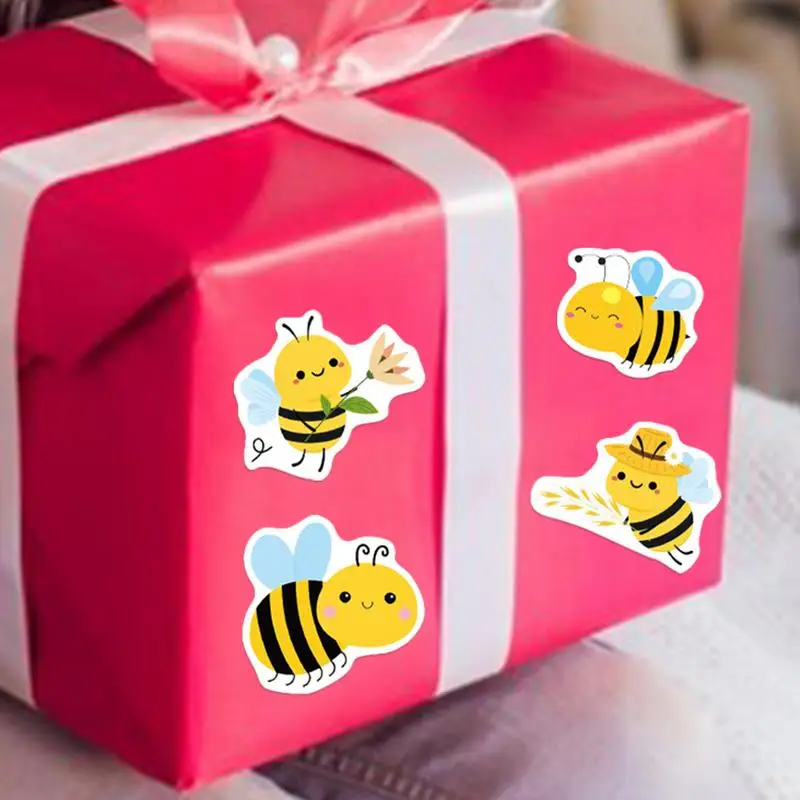 Bee Stickers And Decals Animal Stickers For Kids Cute Honey Bee Stickers Children Theme Stickers For Birthday Notebook Water Cup