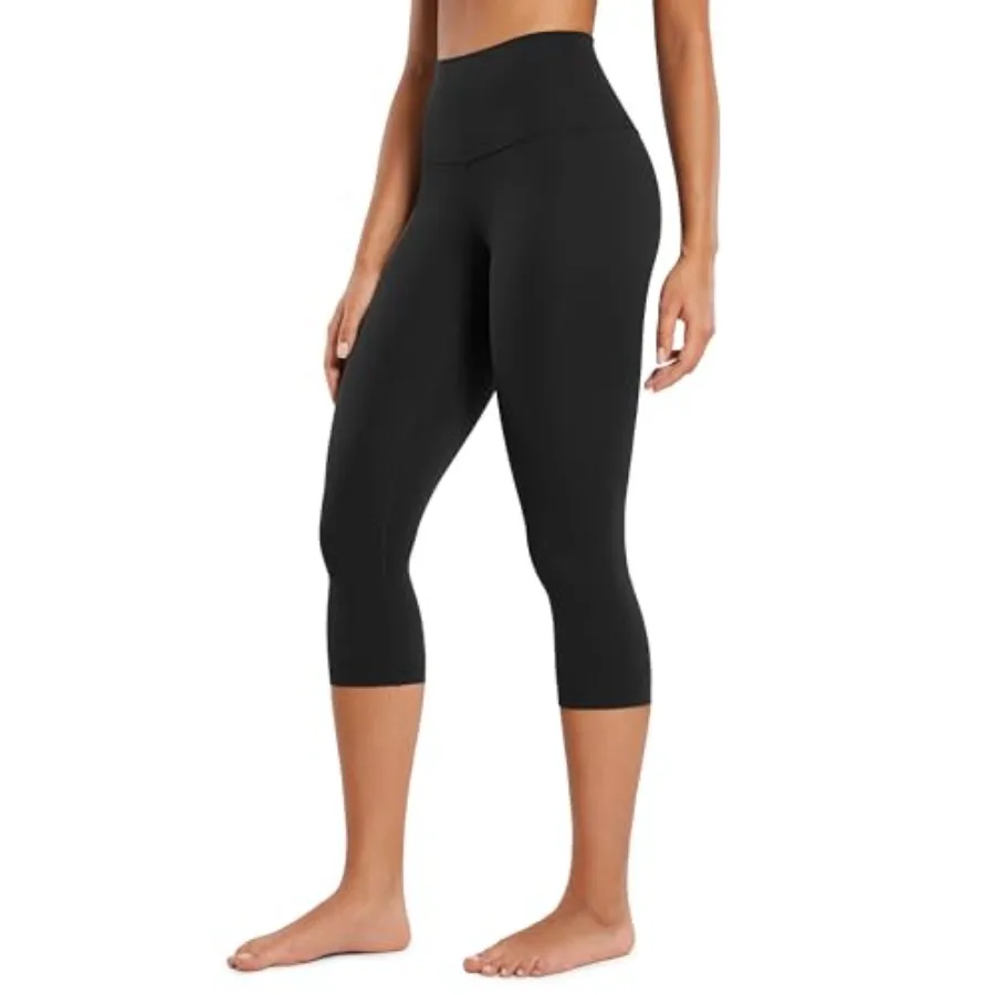 

CRZ YOGA Butterluxe Yoga Capris Leggings 19'' - High Waisted Workout Buttery Soft Athletic Lounge Womens Crop Pants