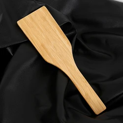 32cm Natural Bamboo Paddle Riding Crops Flogger Horsewhips Spikes 0.9cm Thickness Spanking Paddle Slapper Dressage Whips