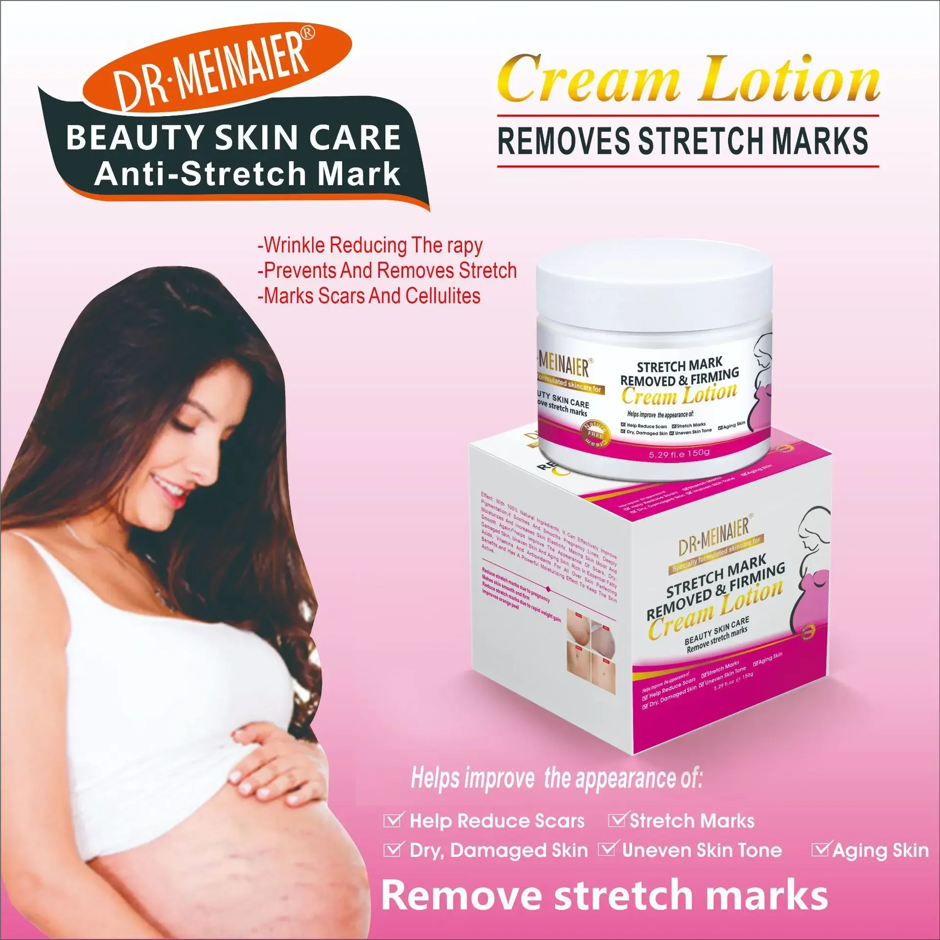 

Moisturizing Pregnancy Pattern Repair Prevention Reducing Stretching Pregnant Women Fat lines Repair Firming Cream Skincare