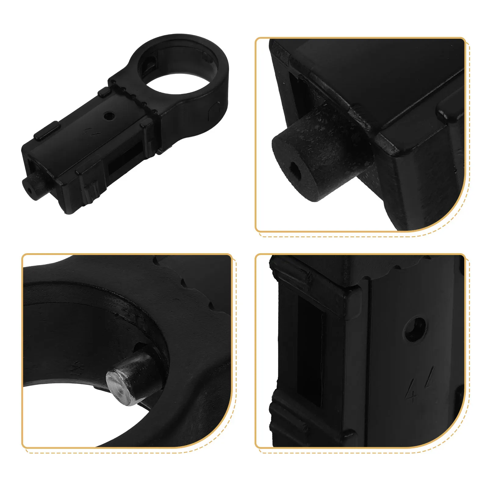 Black Ladder Ring Sleeve Universal Replacement For Extension Folding A-Frame Ladders Plastic Repairing Parts Building