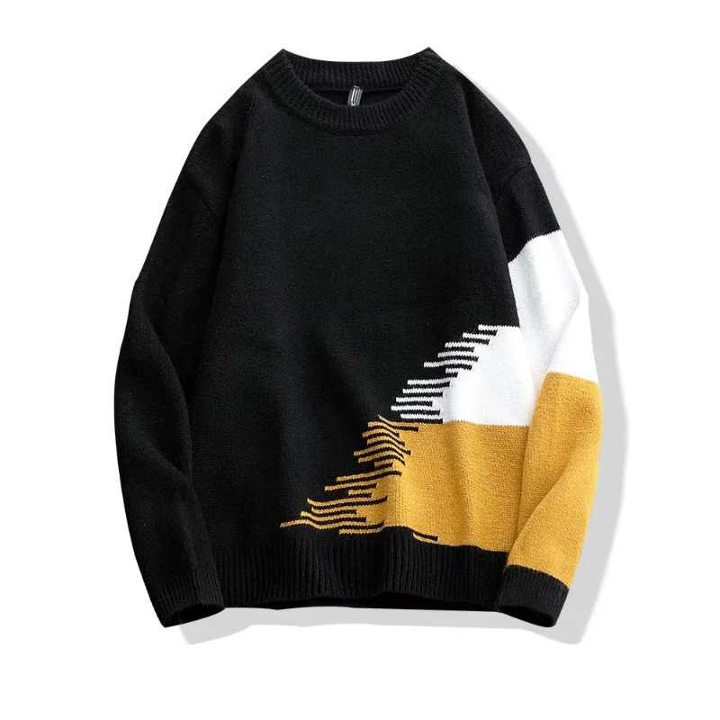 

Autumn Winter Men's Home Casual Round Neck Windproof and Warm Pullover Fashionable and Comfortable Men's Home Clothes