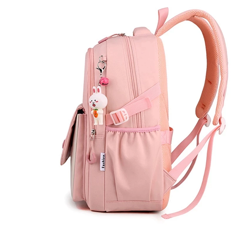 Backpack for Girls Primary School Student Bag 8-14 Years Children Pink Bookbag Kids Satchels Teenagers Knapsack Mochila Femenina